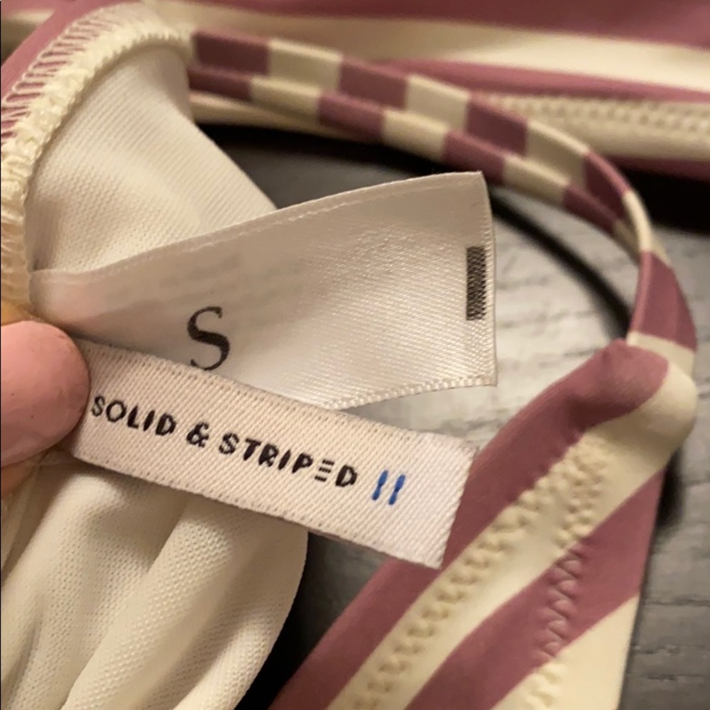 Solid & Striped Bikini Set - Picture 3 of 4